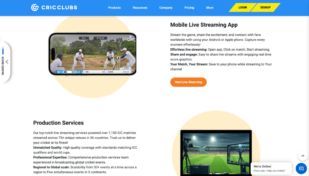 Cricclubs RTMP Streaming Bridge